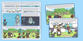 The Snow Queen Story - traditional, tales, stories, visual
