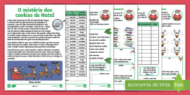 Enigma de Natal - Chave de códigos natalina (teacher made)