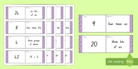 Loop Cards 2, 5 and 10 Times Tables (teacher made) - Twinkl