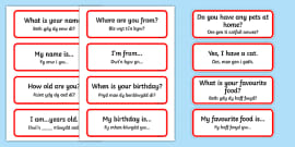 How Do You Feel Today? Emotions Chart Welsh/English