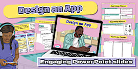 Design an App Worksheet - IT Resource - Twinkl