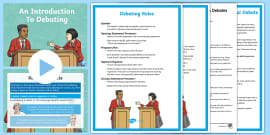 Debating: Debate Structure Teaching Wiki - Twinkl