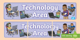 👉 ICT Area Display Word Posters (teacher made) - Twinkl