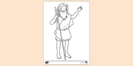 FREE! - Free Printable Colouring Page of John the Baptist