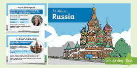 Russia Information PowerPoint (teacher Made) - Twinkl