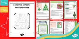 FREE! - Christmas Pencil Control Activity Booklet For Teacher Aides.