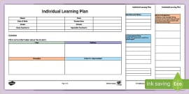 Personalised Learning Plan Template from images.twinkl.co.uk
