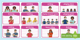 Auslan Natural Word Cards (teacher made) - Twinkl