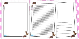 FREE! - Old Mother Hubbard Page Border (teacher made)