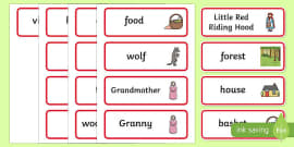 Little Red Riding Hood Word Mat