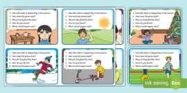 KS1 Inference Picture And Question Cards - Primary Resources