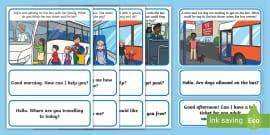 EYFS Social Phrases Scenario Cards (teacher made) - Twinkl