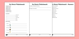 Aimsir Chaite Worksheet | Gaeilge Resources | Twinkl