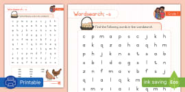 Grade 1 Phonics: -ch Wordsearch (teacher made) - Twinkl