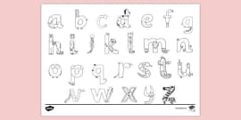 F Alphabet Lore Coloring Page for Kids - Free Alphabet Lore Printable  Coloring Pages Online for Kids 