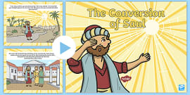 Paul Bible Story for Kids - PowerPoint Resource - Twinkl