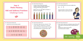 👉 Year 6 White Rose Compatible Add And Subtract Fractions