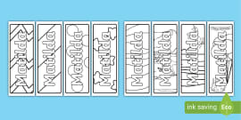 Kindness Colouring Bookmark (Teacher-Made) - Twinkl