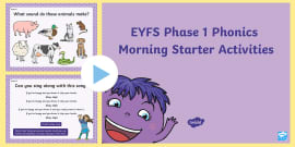 Year 1 Morning Activities PowerPoint (teacher Made) - Twinkl