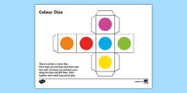 dice template printable dice spinner twinkl primary