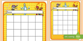 👉 Printable Reward Chart for Kids | Twinkl USA - Twinkl