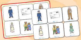 Word Mat to Support Teaching on The Jolly Postman - Twinkl