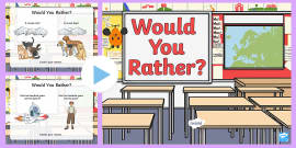 Would you rather? PowerPoint game - Elsa Support