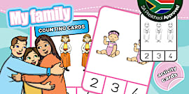 Preschool: My Family: Sorting Cards