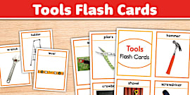 Tools and Machines Flash Cards
