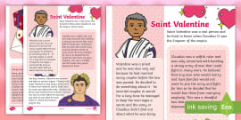 St Valentine | Valentine's Day History (teacher made)