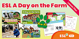 ESL Farm Animals Lesson Plan [Kids, A1]