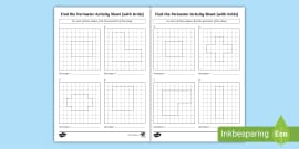 Find the Area Activity Sheet (With Grids) (teacher made)