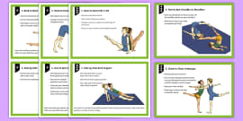 EYFS PE Gymnastic Rolls Support Cards - Twinkl PE - Twinkl