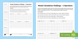 year 6 order of operations bodmas maths differentiated worksheet