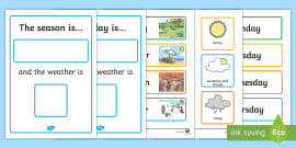 Children's Weather Chart for Classrooms - Primary Resource