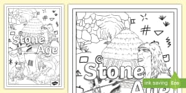 Stone Age Word Search, KS2