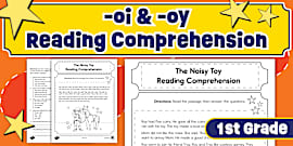 First Grade -ing Reading Comprehension Worksheet