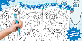 How to Brush Your Teeth Sequencing Activity | Twinkl
