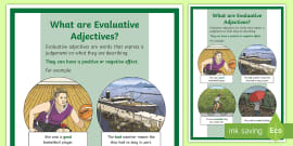 Evaluative Language Character Building Worksheet - Twinkl