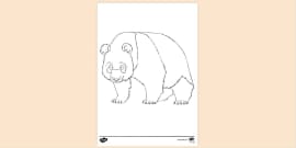 Free Red Panda Colouring Colouring Sheets