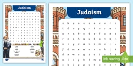 Judaism Word Cards (teacher Made) - Twinkl