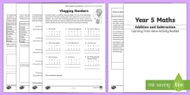 year 5 maths homework booklet pdf