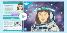 Helen Sharman Fact File Template,Helen Sharman - Twinkl