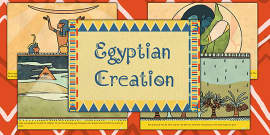 Ancient Egyptian Creation Story Page Borders - ancient egypt