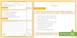 Write And Perform A Poem Activity Primary Resources