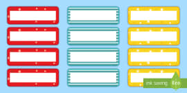 Classroom Supply Labels Editable