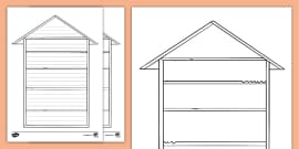 Bug Hotel Design Template - Twinkl