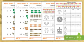 Pirate-Themed Big Maths Activity Book - Primary Resource