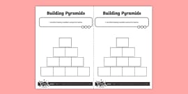 Number Pyramids Worksheet | Addition Resources | KS2