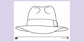 FREE! - Hat Colouring Sheet | Colouring Pages (teacher made)